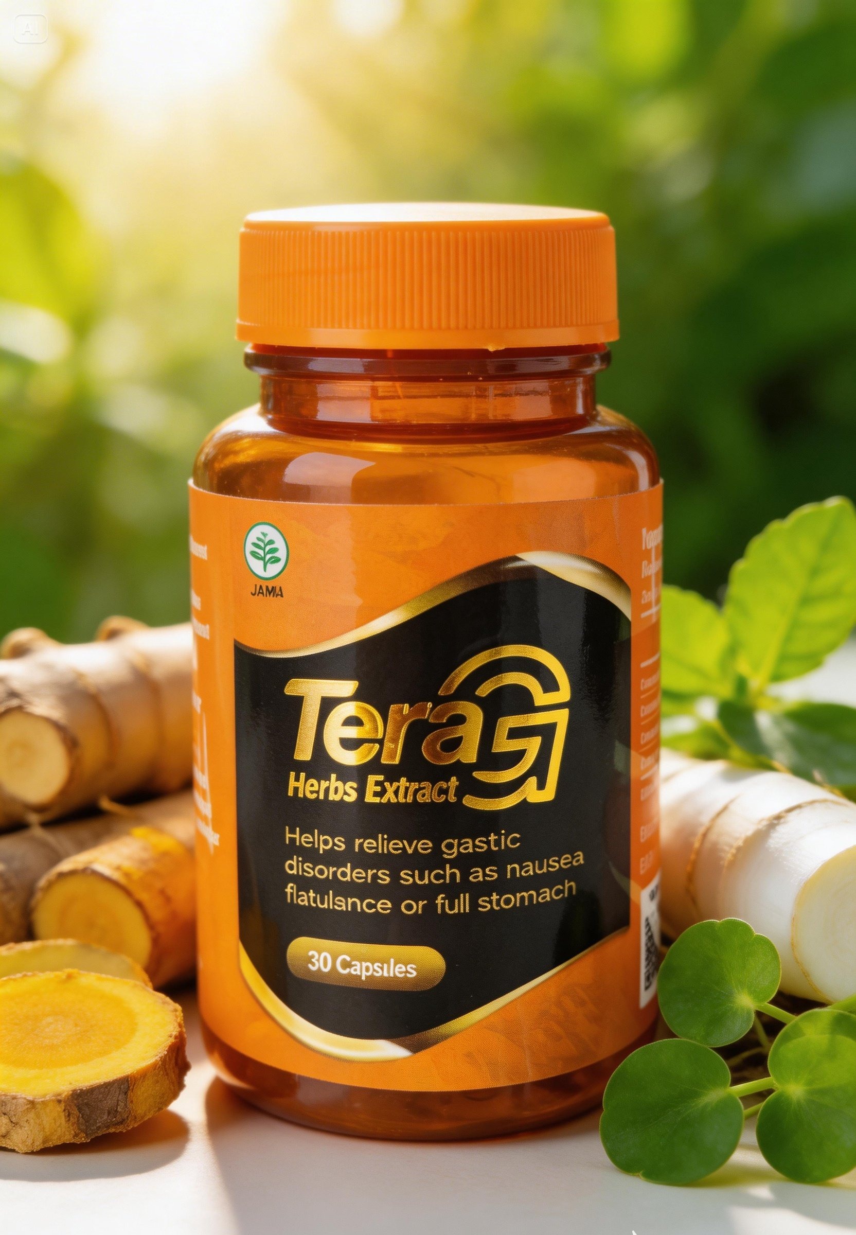 Tera G Herbs Extract — 30 kapsul herbal untuk gangguan lambung